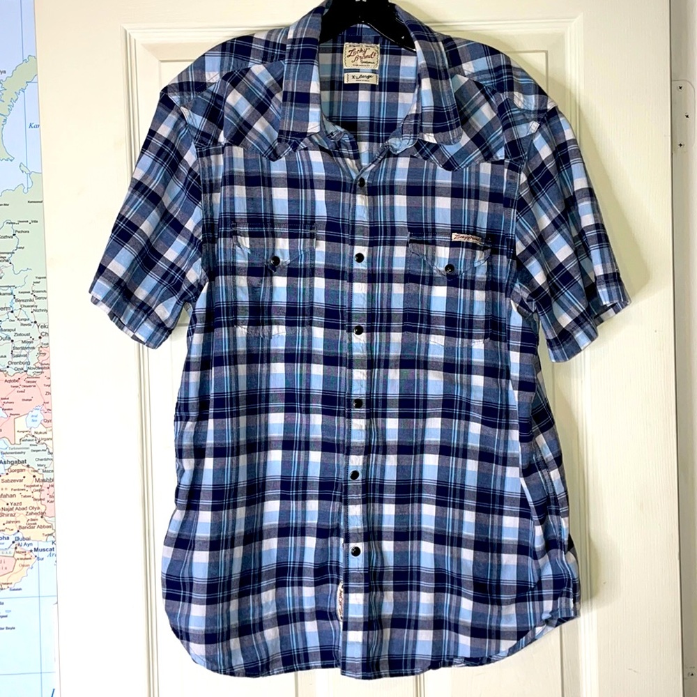 Lucky Brand Snap Button Up